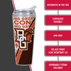 NCAA Northwestern Wildcats Standard 24oz Acrylic Tumbler with Hinged Lid, Officially Licensed Double Wall Tumbler with Straw view 4