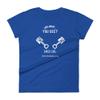 1903 Designs, Biker Women's T-Shirt, Like What You See, Front Print Royal Blue view 1