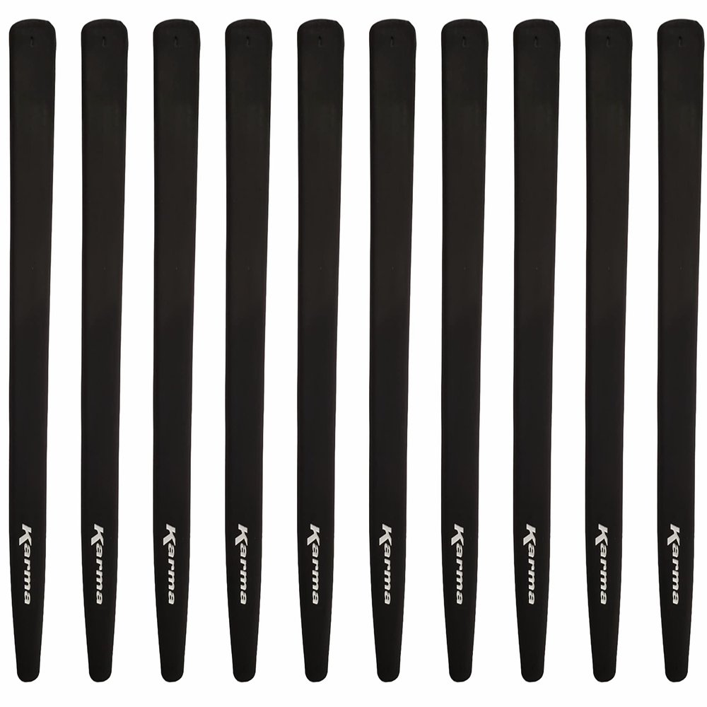 10 Pack Karma Black Jumbo Putter Grip