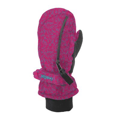 Gordini Toddlers' Heaterpack Mitten, Magenta Woodland, Medium