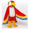 FurryMascot Factory Store Red Parrot Long Hair Fursuit Mascot Costume Party Carnival Halloween Cosplay Costumes S M L XL XXL view 1