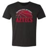 CornBorn San Diego State Mens Tshirt - Premium Tri-Blend SDSU Basketball - Black - Large view 1