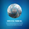 Baden Serpen Futsal Low Bounce Practice Ball | Size 4 | Durable, High-Control Design for Enhanced Skill Development | Grey/White/Blue view 2