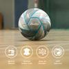 Baden Serpen Futsal Low Bounce Practice Ball | Size 4 | Durable, High-Control Design for Enhanced Skill Development | Grey/White/Blue view 4