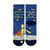 ooohyeah Kids The Little Prince Novelty Crazy Crew Socks, Silly Funny Cotton Dress Socks for Boys & Girls, The Tamed Fox view 2