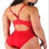 Adoretex Womens Guard One-Piece Swimsuit with Thin Straps, Specially Designed Swimsuit for Female Swimming Guard (FGN02) - Red - 40 view 2