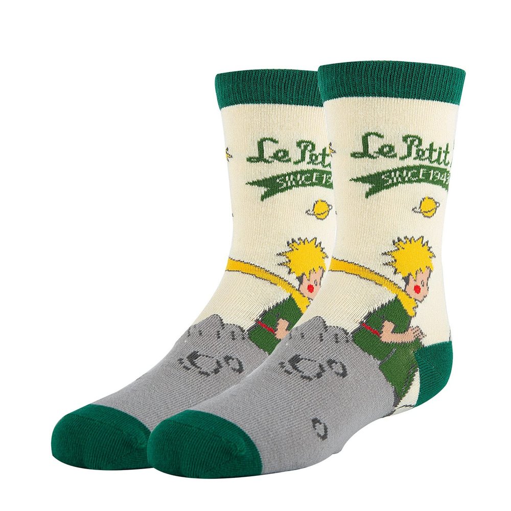 ooohyeah Kids The Little Prince Novelty Crazy Crew Socks, Silly Funny Cotton Dress Socks for Boys & Girls