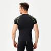 CICI FIVE Men's Compression Shirt Short Sleeve Athletic Compression Tops Cool Dry Undershirts Baselayer Gym Workout T Shirt B Green view 3