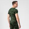 CICI FIVE Men's Compression Shirt Short Sleeve Athletic Compression Tops Cool Dry Undershirts Baselayer Gym Workout T Shirt Camo Green view 3
