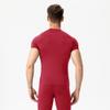 CICI FIVE Men's Compression Shirt Short Sleeve Athletic Compression Tops Cool Dry Undershirts Baselayer Gym Workout T Shirt Red view 4