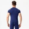 CICI FIVE Men's Compression Shirt Short Sleeve Athletic Compression Tops Cool Dry Undershirts Baselayer Gym Workout T Shirt Navy view 4