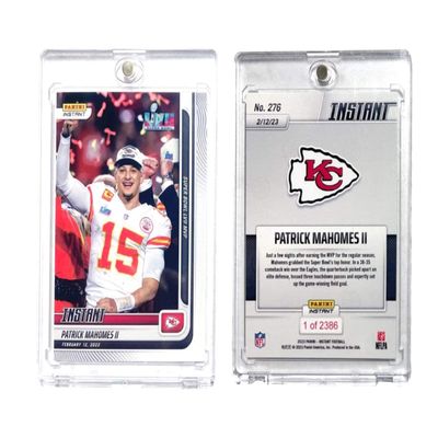 2022 Panini Instant Patrick Mahomes #276 2nd Super Bowl MVP 1/2386