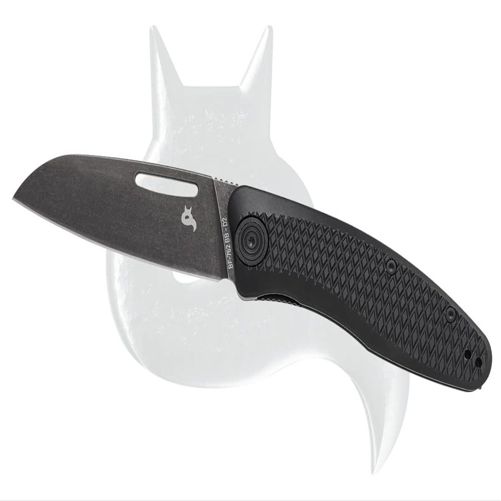Fox Feresa Liner Lock BF-762BB Black Aluminum and D2 Pocket Knife