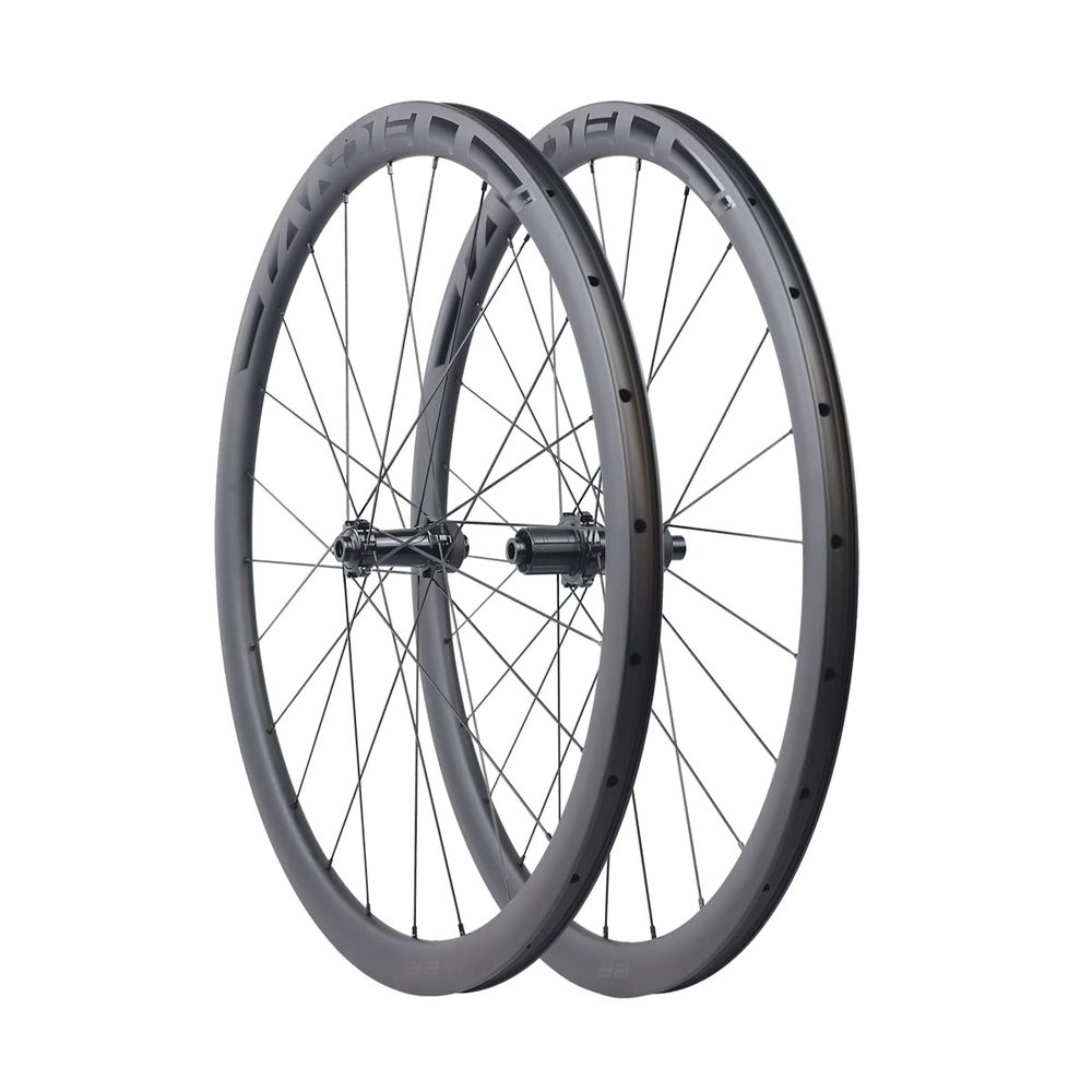 700C Carbon Disc Wheelset 38mm Clincher Road Bike Wheels Centerlock with Sapim Spoke