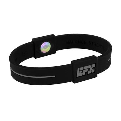 EFX Performance Silicone Wristband with Programmed Holograms Wearable Support for Athletes & Seniors Continuous Wear, Day & Night (24/7) User-Reported Balance & Strength