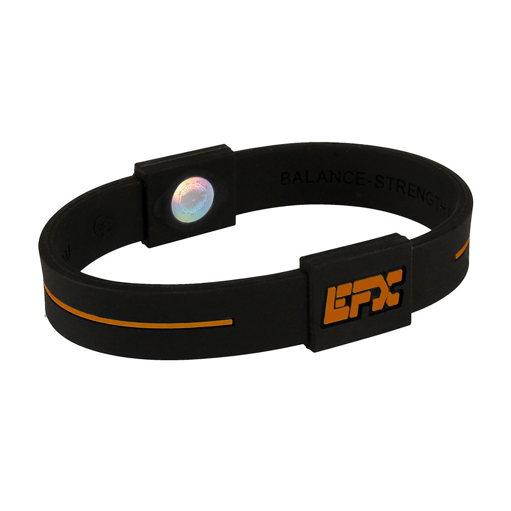 EFX Performance Silicone Wristband with Programmed Holograms  Wearable Support for Athletes & Seniors  Continuous Wear, Day & Night (24/7)  User-Reported Balance & Strength