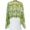 EASEDAILY Women's 1920s Shawls and Wraps for Evening Party Dress Sparkling Sequin Deco Wedding Scarf for Bride (M-green)