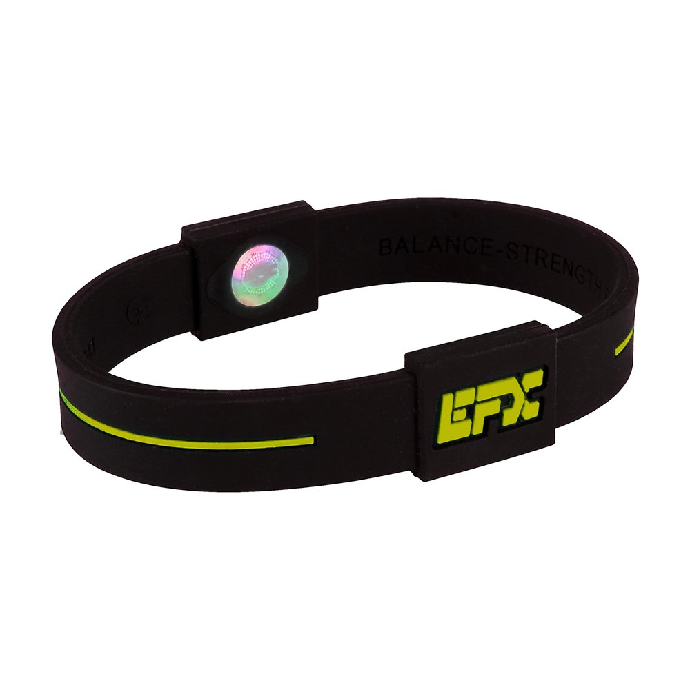 EFX Performance Silicone Wristband with Programmed Holograms  Wearable Support for Athletes & Seniors  Continuous Wear, Day & Night (24/7)  User-Reported Balance & Strength