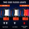 ErayLife Hand Crank Flashlight, LED Rechargeable, 6 Light Modes, 3 Independent Light Sources with USB, IPX4 Outdoor Lantern Flashlight for Hiking, Emergency, Power Outages view 4
