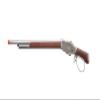Golden Ball & Eagle 300 FPS 1887 Full Metal Real Wood Compact Lever Action Gas Airsoft Shotgun 1/3 Brust (Silvery) view 1