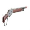 Golden Ball & Eagle 300 FPS 1887 Full Metal Real Wood Compact Lever Action Gas Airsoft Shotgun 1/3 Brust (Silvery) view 3