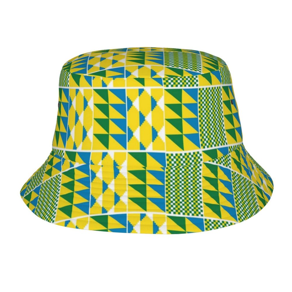 Summer African Bucket Hat for Women Men Beach Sun Hat Abstract Fisherman Cap Tribal Hat Travel Outdoor Camping