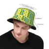 Summer African Bucket Hat for Women Men Beach Sun Hat Abstract Fisherman Cap Tribal Hat Travel Outdoor Camping view 3