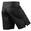 ROAR-INT MMA Grappling Shorts Kickboxing Muay Thai Shorts BJJ Gym Training Athletic Shorts (Simple-Black, Medium) view 2