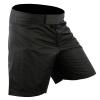 ROAR-INT MMA Grappling Shorts Kickboxing Muay Thai Shorts BJJ Gym Training Athletic Shorts (Simple-Black, Medium) view 4