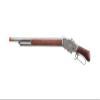 Golden Ball & Eagle 300 FPS 1887 Full Metal Real Wood Lever Action Gas Airsoft Shotgun 1/3 Brust (Silver) view 1