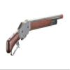 Golden Ball & Eagle 300 FPS 1887 Full Metal Real Wood Lever Action Gas Airsoft Shotgun 1/3 Brust (Silver) view 3