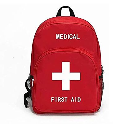 BLOHDI Nurse Tote Bag,Portable First aid kit in Waterproof Oxford Fabric Lightweight First aid Backpack for Home, Community, Travel, Camping, Hiking and Outdoor Sports