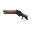 Golden Ball & Eagle 300 FPS 1887 Full Metal Real Wood Lever Action Gas Airsoft Shotgun 1/3 Brust (Black) view 1