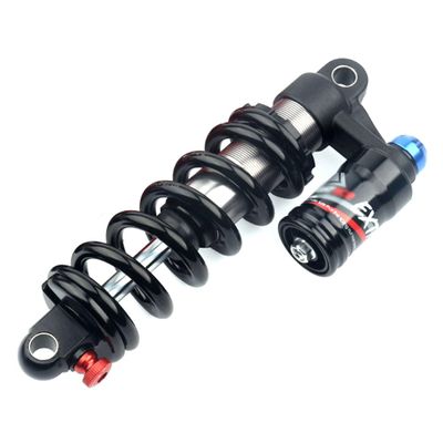 LUNJE MTB Bike Rear Shock Absorber 190/200/210/220/240mm Bicycle Coil Spring Shock Absorber 550lbs Damping Adjustable, for DH/XC/AM (Color : Black, Size : 240mm*550lbs)