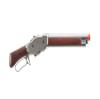Golden Ball & Eagle 300 FPS 1887 Full Metal Real Wood Lever Action Gas Airsoft Shotgun 1/3 Brust (Silver) view 2