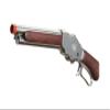 Golden Ball & Eagle 300 FPS 1887 Full Metal Real Wood Lever Action Gas Airsoft Shotgun 1/3 Brust (Silver) view 4