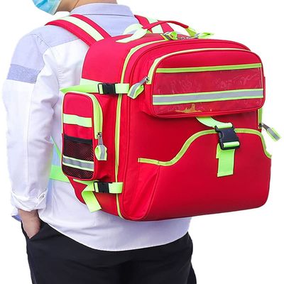 BLOHDI Portable First Aid Kit Bag, Emergency First Aid Backpack First Aid Backpack First Aid Backpack for Camping Hiking Trekking Adventures