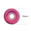 JHKJ 83A 8-Pack Inline Skate Wheels 64mm 68mm 70mm 72mm 76mm 80mm Sizes Skates PU Inline Skate Replacement Wheels,Pink,70mm view 2