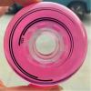 JHKJ 83A 8-Pack Inline Skate Wheels 64mm 68mm 70mm 72mm 76mm 80mm Sizes Skates PU Inline Skate Replacement Wheels,Pink,70mm view 4
