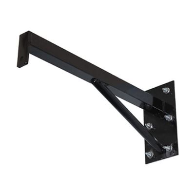 GRRICEPL Heavy Punch Bag Wall Bracket, Wall Mounting Sandbag Bracket Movable Rail Steel Pipe for Home Gym Indoor Outdoor, (Color : Black, Size : 60x15x30cm)