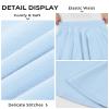 BOOPH Kids Girls Skirt Casual Mini Flare Plain Pleated Skater Uniform Skirts 10-11 Years Light Blue view 4