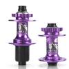 HIMALO MTB Bike Hubs 32 Holes Sealed Bearings Disk Brake Bicycle Hub Quick Release/Thru Axle Front Hub 9x100mm/15x100mm Rear Hub 10x135mm/12x142mm,for 8/9/10/11 Speed Cassette Wheel (Color : Purple) view 3