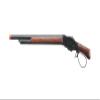 Golden Ball & Eagle 300 FPS 1887 Full Metal Real Wood Compact Lever Action Gas Airsoft Shotgun 1/3 Brust (Black) view 1