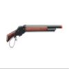 Golden Ball & Eagle 300 FPS 1887 Full Metal Real Wood Compact Lever Action Gas Airsoft Shotgun 1/3 Brust (Black) view 2