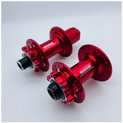 HIMALO Bike Thru-Axle Boost Hubs 32 28 Holes 6 Bolts Disc Brake Bike Hub 15x110mm 12x148mm Bike Hub Set HG Freehub for 8/9/10/11 Speed Cassette (Color : Red, Size : 32H)