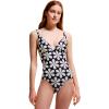 Regatta Womens Orla Kiely All One Piece Swimming Costume - Black Daisy - XS/4