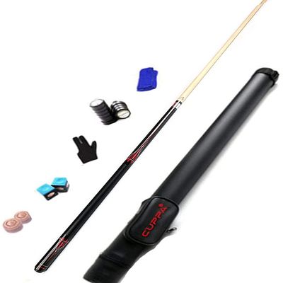 RYGHTTYT Pool Stick Set Billiard Billiard Pool Cue 12.75Mm 11.75Mm Tips Pool Cue Rod Barrel Set 2 Colors Maple Billiard Pool Cue Professional Billiard Pool Cue Kit(Color:Red;Size:12.75Mm)