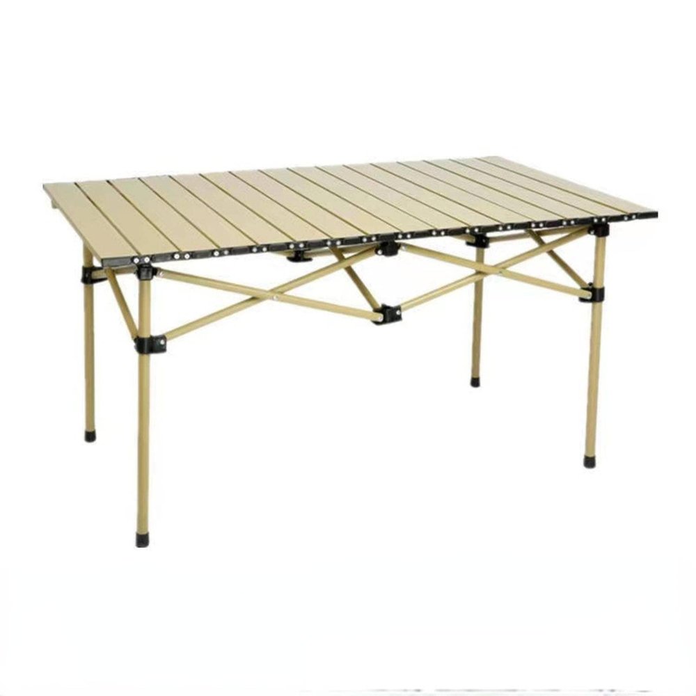 LUKERN Portable Armchair Load-Bearing 400 lbs, Outdoor Folding Tables and Chairs, Set, Camping car Aluminum Alloy Egg roll Table, Picnic Barbecue Equipment