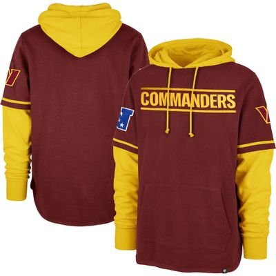 47 Men's Burgundy Washington Commanders Shortstop Pullover Hoodie