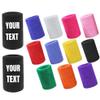 2PC Custom Embroidered Sweatbands,Personalized Wristband with Letters/Numbers,Sports Wrist Band for Man and Woman,Protect The Wrist for Tennis, Basketball, Running, Gym Working Out view 1